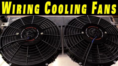wire electric cooling fans  crimp connections humble mechanic