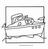 Barcos Lanchas Lancha sketch template