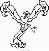 Xerneas Pokemon Coloring Pages Yveltal Template sketch template