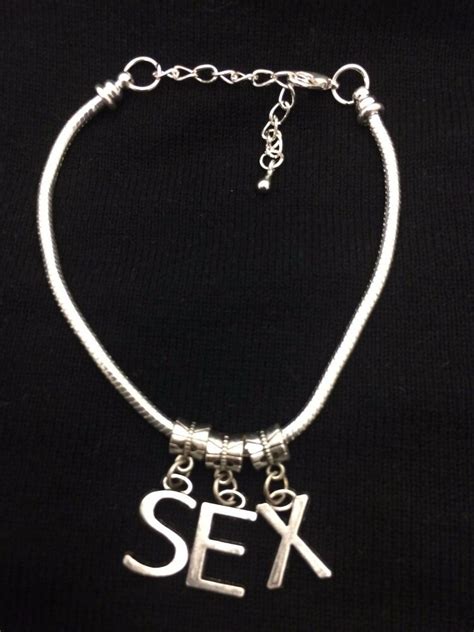 sex letters anklet hotwife swinger lifestyle jewelry fetish cuckold bbc wife ebay