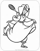 Marian Maid Disneyclips Badminton Funstuff sketch template