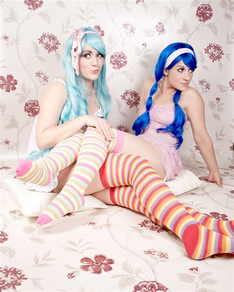 sexy socks manga girls rainbow long socks tink and floz … flickr