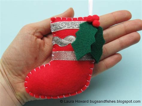 bugs  fishes  lupin christmas ornament tutorial sew  stripey