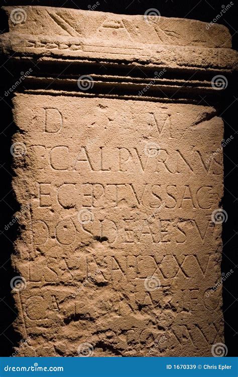 ancient roman writing royalty  stock images image