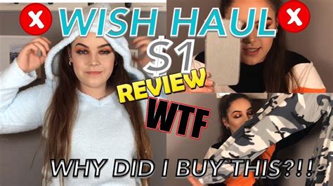 1 Wish Haul Product Review App Awful Youtube