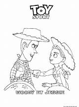 Coloring Pages Jessie Getcolorings Woody Toy Story sketch template
