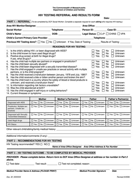 hiv test results   form fill   sign printable  hot