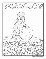 Hidden Pages Coloring Activities Winter Kids Woojr sketch template