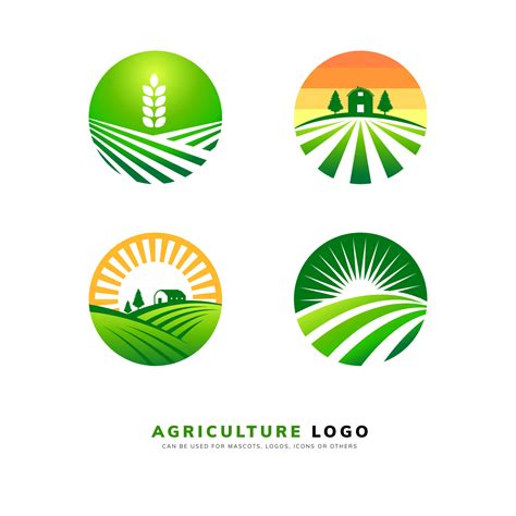 agriculture logo design  mascot  icon  vector art  vecteezy