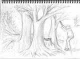 Deforestation Drawing Drawings Sketch Station Fire Headstone Sketches Deviantart Paintingvalley Scenery Coloring sketch template