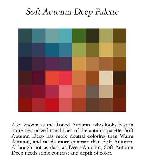 soft autumn deep palette i think i can withstand more