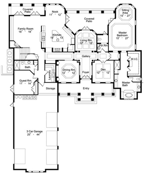 traditional house plan   bedrooms  baths guest room plan