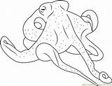 Octopus Coloring Baby Pages Octopuses Coloringpages101 Printable Kids sketch template
