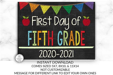 day   grade sign instant   day  etsy