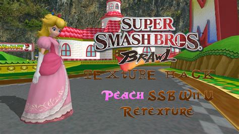 Super Smash Bros Wii U Peach Retexture By Fatalitysonic2