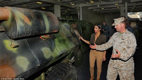 photos kim kardashian visits us troops with her weapon of ‘mass distraction stargist