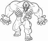 Venom Coloring Pages Azcoloring Via Tag sketch template