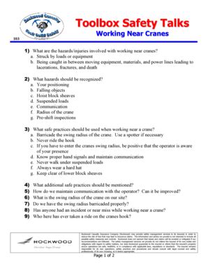 printable toolbox talks  construction pervacations