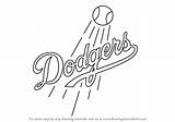 Dodgers Stencils sketch template