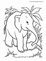 Elephant Coloring Pages Kids Printable Color Jungle Animal Cartoon Elephants Apples Sheets Ten Print Template Colouring Latest Getcolorings Tattoo Colour sketch template
