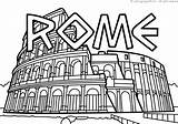 Italien Rom Malvorlagen Drucken sketch template