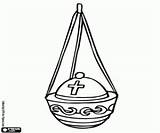 Censer Coloring Incense Pages Burner Suspended Metal Christianity Chains Gif Celebrations sketch template