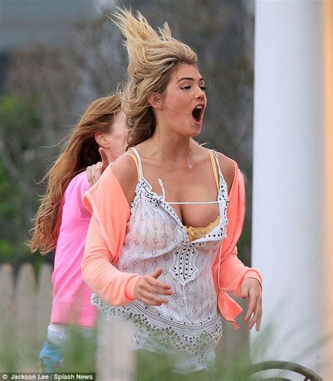 kate upton upstages cameron diaz as she almost bursts out of top on set of the other woman