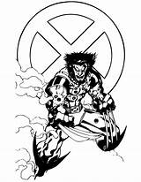 Wolverine Logan Xmen Pintar Superheld Colorpages Coloringhome sketch template