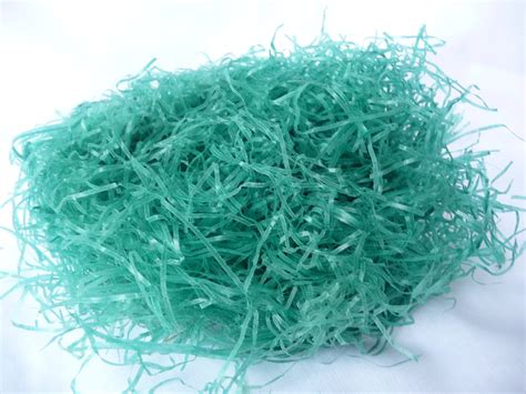 vintage waxed paper easter grass
