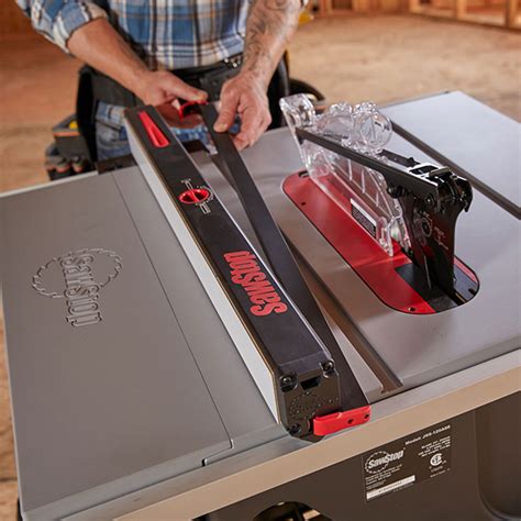 tool sawstop jobsite  pro table  features multiple upgrades