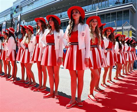 formula one grid girls through the years daily star