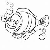 Nemo Coloring Pages Puffer Finding Fish Template Printable sketch template