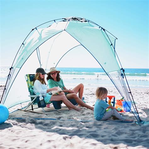 amazoncom lightspeed outdoors tall canopy beach shelter lightweight sun shade tent