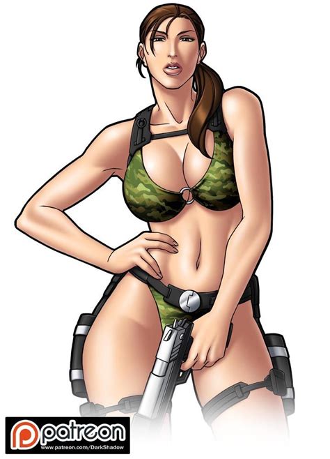 Patreon Lara Croft Bikini Darkshadow On Patreon Bikinis Lara