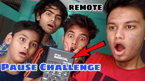funniest pause challenge human remote control youtube
