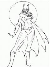 Batgirl Draw Tocolor Supergirl Superhero sketch template