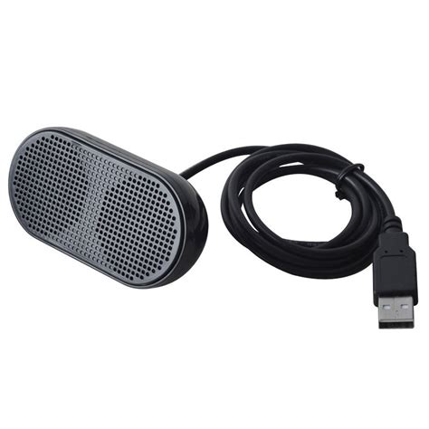 usb speaker portable loudspeaker powered stereo multimedia speaker  notebook laptop pcblack