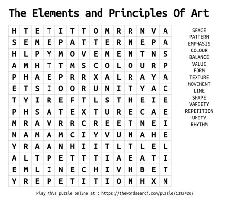 art terms word search wordmint art terms word search wordmint