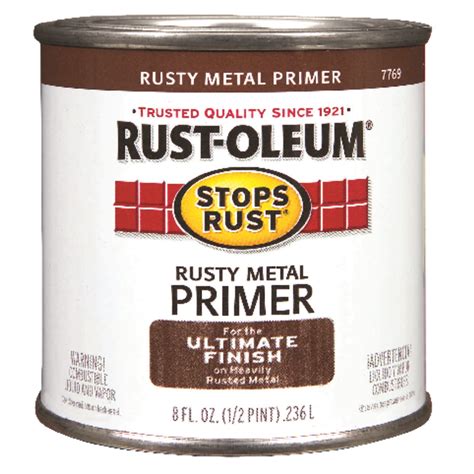 rust oleum stops rust brown primer  metals  pt ace hardware