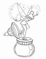 Vidia Coloring Pages Getcolorings Tinkerbell sketch template