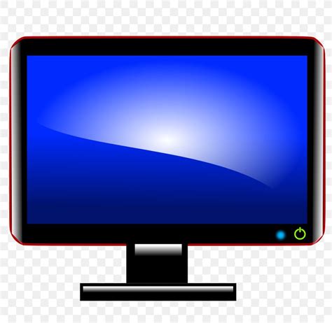 connected  computer monitor clipart