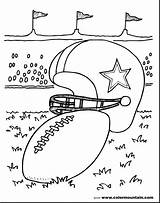 Football Coloring Field Pages Getdrawings sketch template