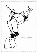 Dodgers Coloring Duck Pages Getcolorings Getdrawings Drawing sketch template