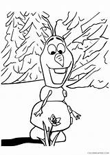 Coloring Frozen Pages Olaf Coloring4free Snowman Related Posts Print sketch template