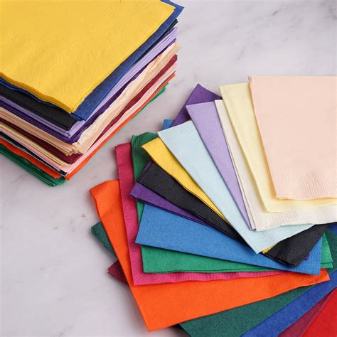 pack  square  ply cocktail paper napkins paper beverage