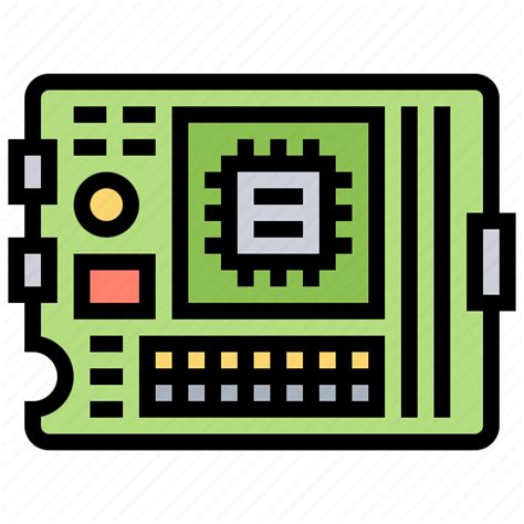 board circuit mainboard motherboard pcb icon   iconfinder