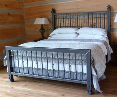 hand crafted iron king size bed  desiron custom metal custommadecom