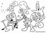 Coloring Pages Music Band Kids Printable Spongebob Fun Week Clarinet Overview sketch template
