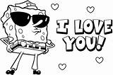 Spongebob Coloring Pages Printable Valentine Sheets Sponge Kids Squarepants Police Patrick Drawing Christmas Cards Print Clipart Size Color Bubakids Gary sketch template