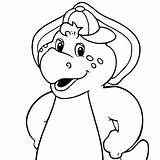 Bj Barney Coloring Pages sketch template